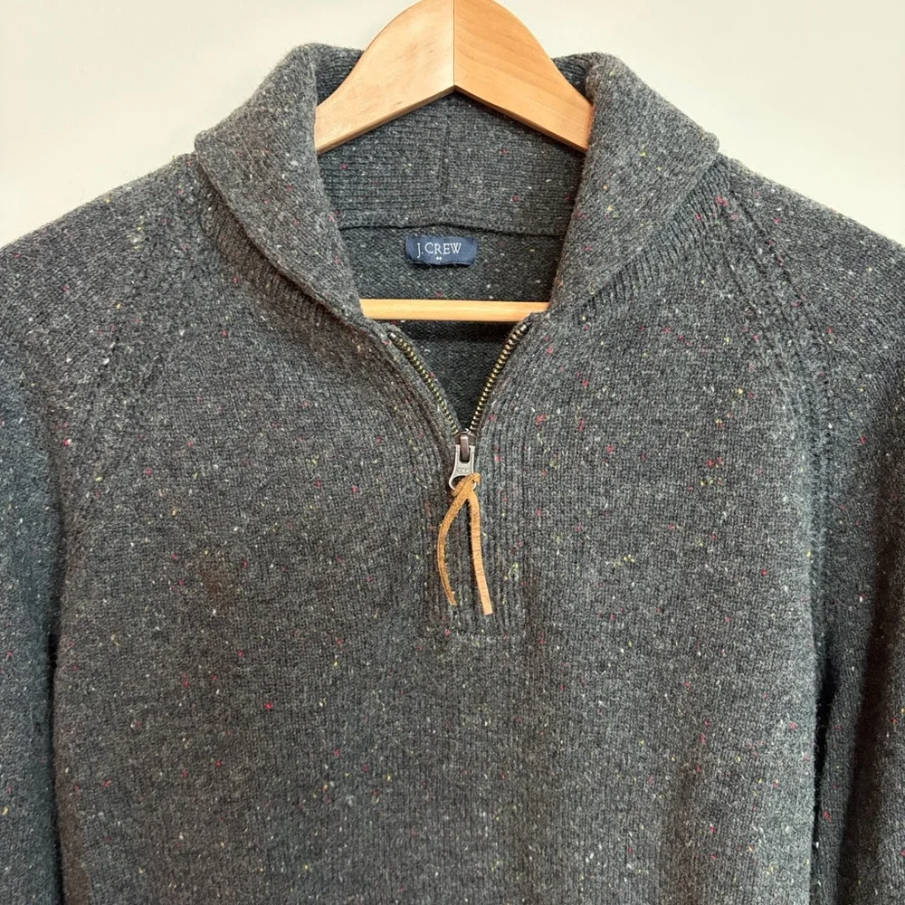 J.‎ Crew Wool Quarter-Zip Sweater